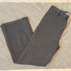 Zenana High Rise Wide Leg Ankle Jeans